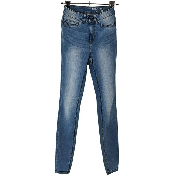 Noisy May Jeans High Waist Skinny Inseam 32 - Picture 1 of 11